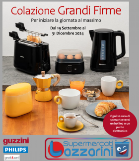 RACCOLTA A PUNTI - COLAZIONE GRANDI FIRME - SUPERMERCATI LAZZARINI srl